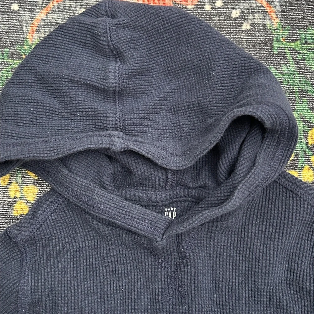 Gap Toddler Hooded Thermal Waffle Tee, Size 4T